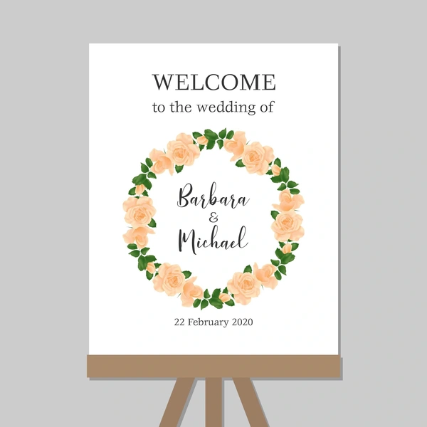  Wedding Welcome Sign